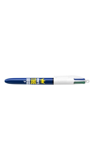 12 stylos-bille 4 couleurs Message - 4 encres