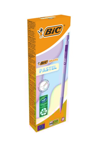 12 porte-mines Matic Pastel avec mines de rechange
