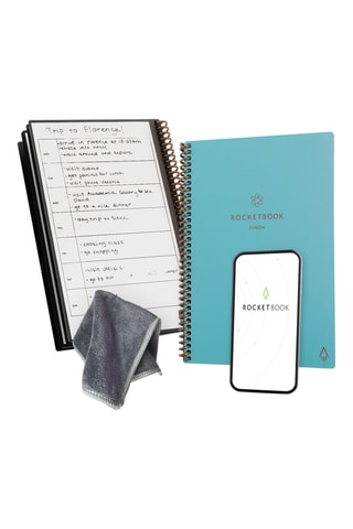 Cahier connecté Rocketbook Fusion Executive - 42 pages - Ciel - A5