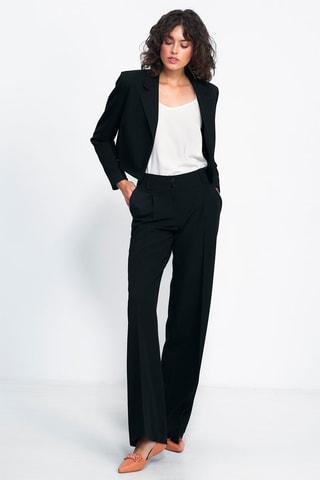 Broek Wide Legs Zwart