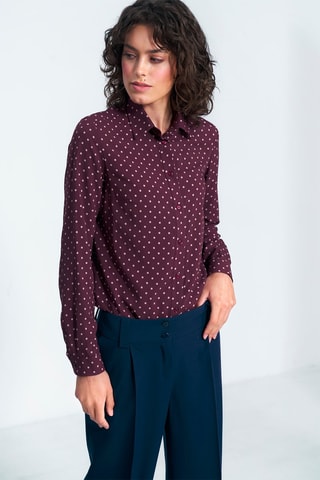 Broek Wide Legs Marineblauw