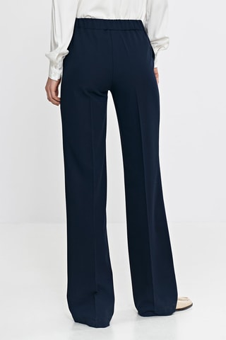 Broek Wide Legs - Marineblauw