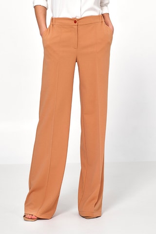 Broek Wide Legs Lichtbruin