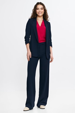 Broek Bootcut - Marineblauw