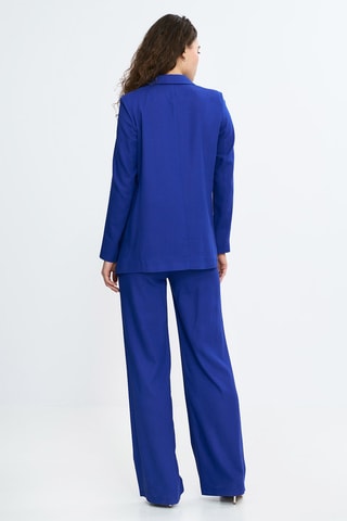 Linnen Broek Bootcut - Blauw