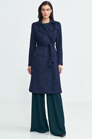 Trenchcoat - Marineblauw