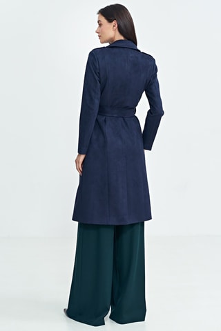Trenchcoat - Marineblauw