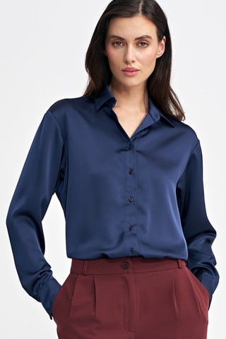 Blouse - Marineblauw