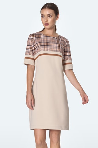 Rechte Jurk - Beige