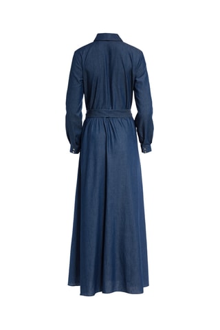 Oversized Blouse-jurk - Blauw