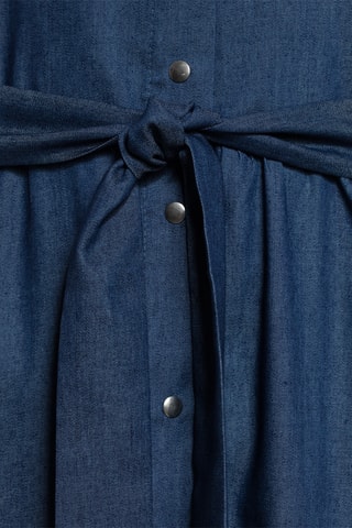 Oversized Blouse-jurk - Blauw