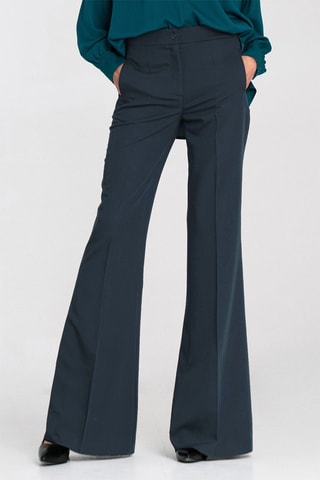 Broek Flare Cut - Marineblauw