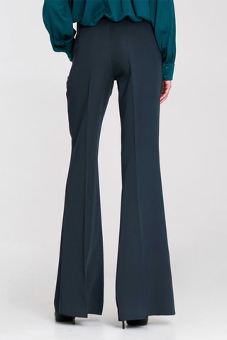 Broek Flare Cut - Marineblauw