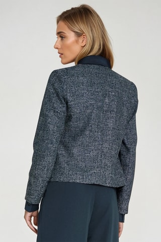 Blazer - Gemêleerd Marineblauw