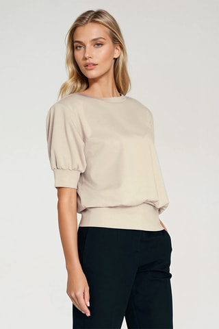 Oversized Top - Beige