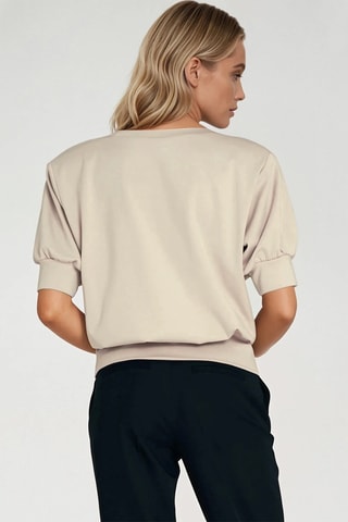 Oversized Top - Beige