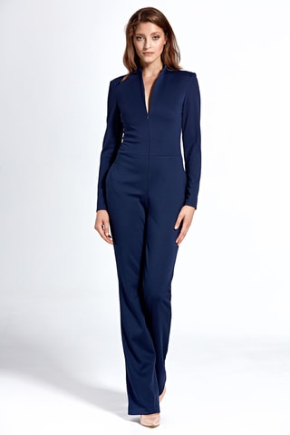 Jumpsuit - Marineblauw