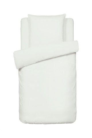 Conjunto de edredão em cetim de algodão 80 fios/cm² Liso - Verde-tomilho