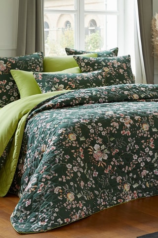 Colcha XL Jardin secret - Verde