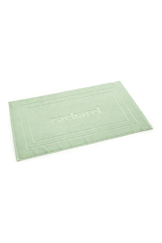 Tapete de banho em algodão penteado 900 fios/cm² - Verde-claro - 60 x 100 cm