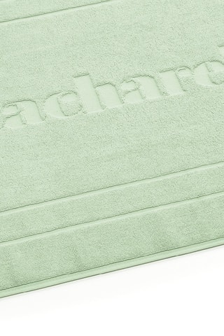 Tapete de banho em algodão penteado 900 fios/cm² - Verde-claro - 60 x 100 cm