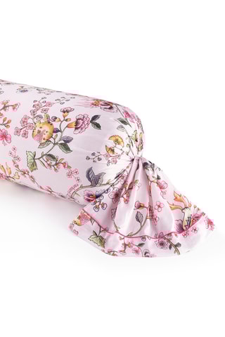 Fronha de travesseiro em cetim de algodão 80 fios/cm² Jardin secret - Rosa