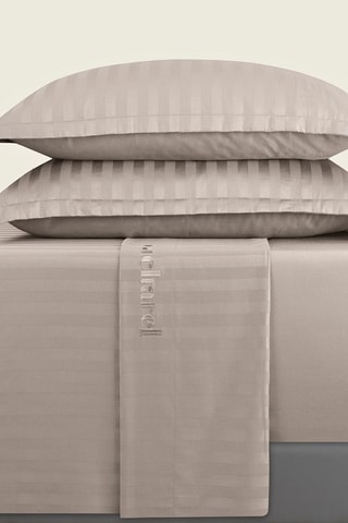 Conjunto de lençóis em cetim de algodão 80 fios/cm² Dobby stripe woven - Toupeira