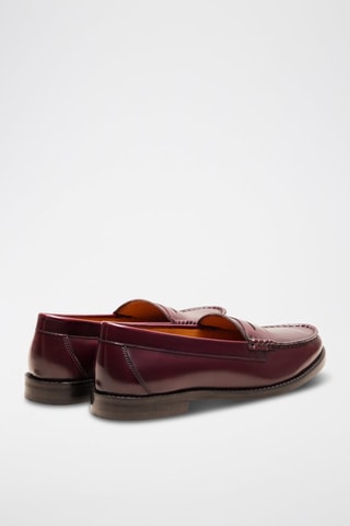 Mocassins en cuir Victoire  - Bordeaux