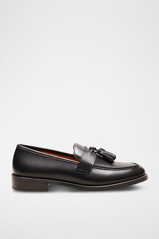 Mocassins en cuir Anna  - Noir