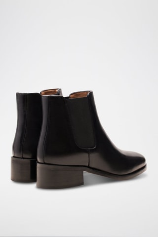 Bottines Chelsea en cuir Chloé  - Noir