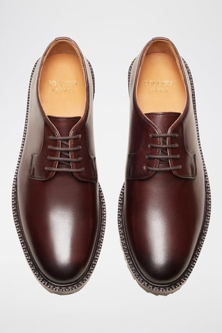 Derbys en cuir Rita  - Marron