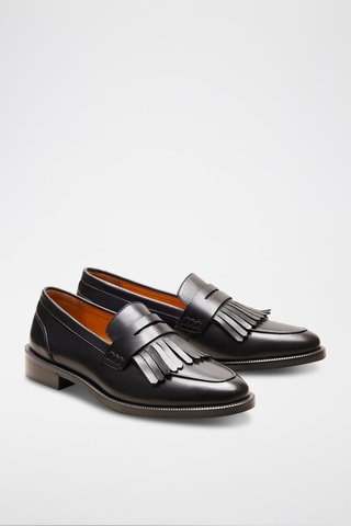 Mocassins en cuir Aude  - Noir