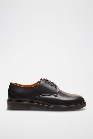 Derbys en cuir Laure  - Noir