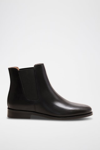 Bottines Chelsea en cuir Zoé  - Noir