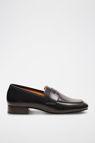 Mocassins en cuir Elise  - Noir