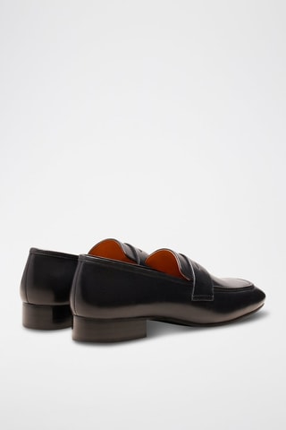 Mocassins en cuir Elise  - Noir