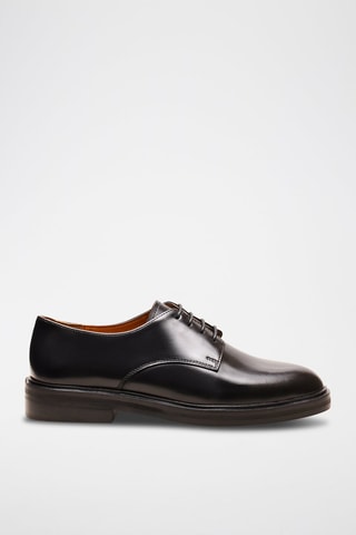 Derbys en cuir Laure  - Noir