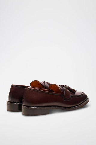 Mocassins en cuir Anna  - Marron foncé