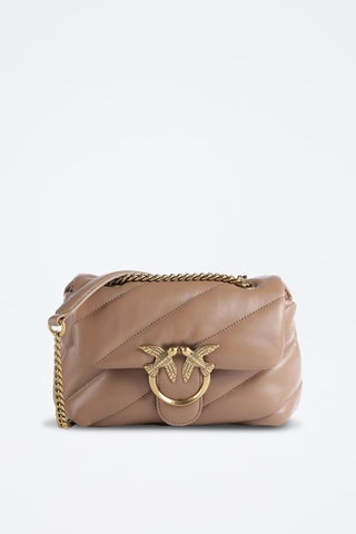 Leren Handtas - Taupe