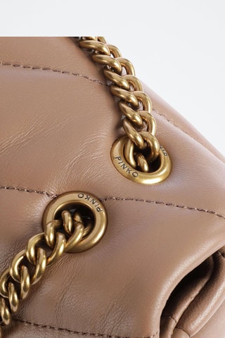 Leren Handtas - Taupe
