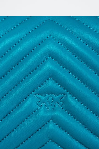 Leren Schoudertas Blauw