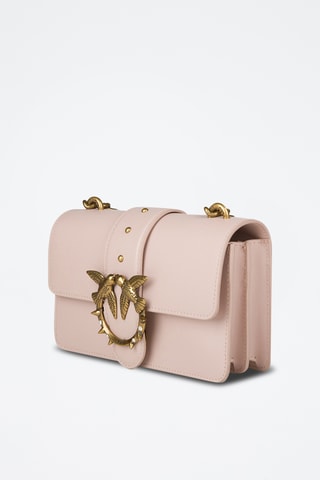 Leren Schoudertas Love Mini Icon - Roze