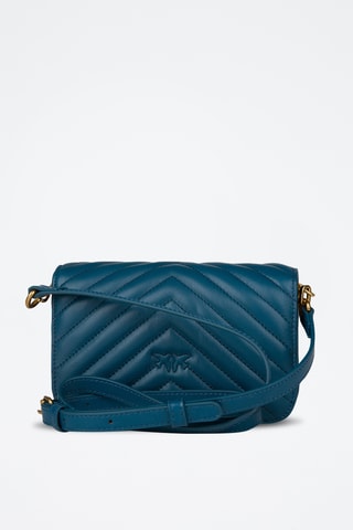 Schapenleren Schoudertas Love Bell - Marineblauw