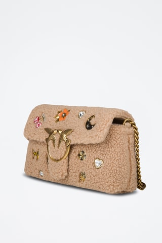 Schoudertas Love Baby Puff - Beige