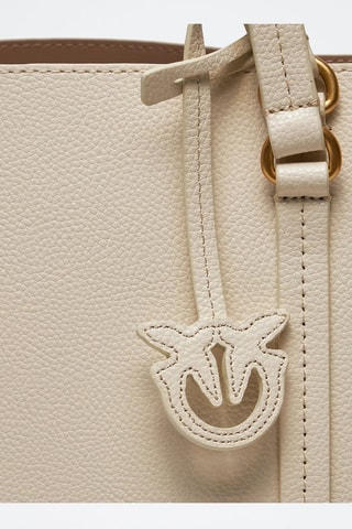 Leren Shopper Piccio - Wit