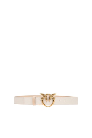 Leren Riem Love Birds - Lichtroze 