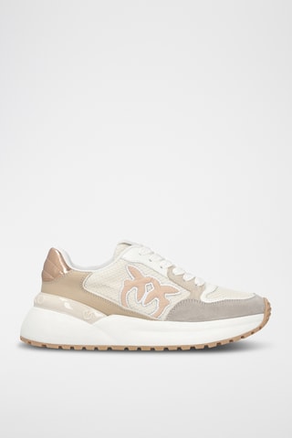 Leren Sneakers Gem - Beige