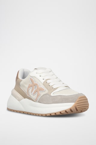 Leren Sneakers Gem - Beige