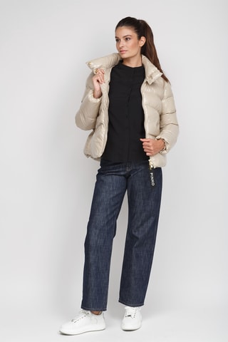 Gewatteerde Jas Micro - Beige