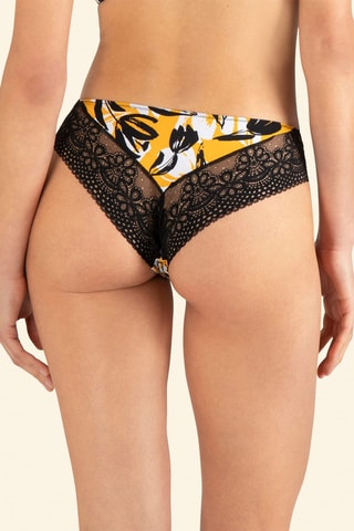 Tanga L'irresistible - Orange et noir